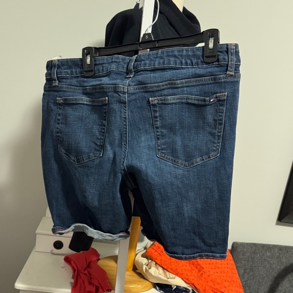Tommy Hilfiger Dark Blue Jean Shorts - Picture 4 of 5
